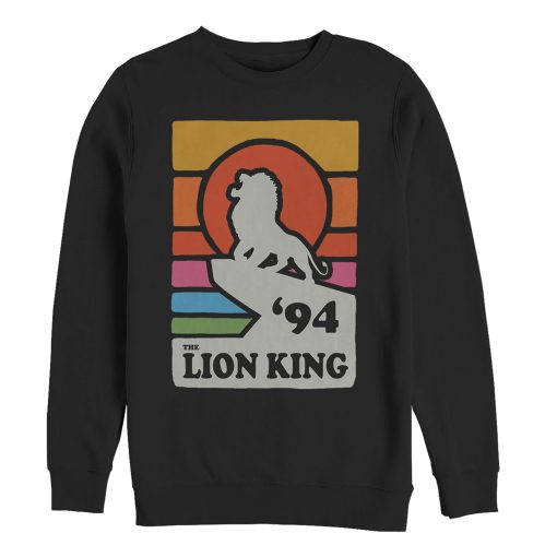 Men’s Lion King Retro Rainbow ’94 Silhouette Sweatshirt