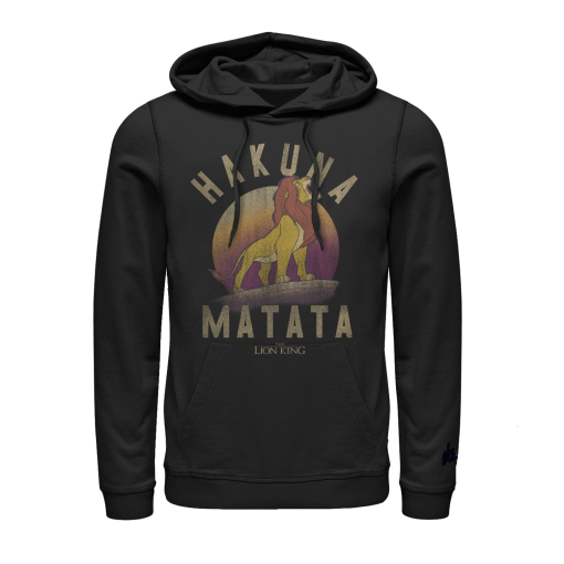 Men’s Lion King Simba Hakuna Matata Pull Over Hoodie