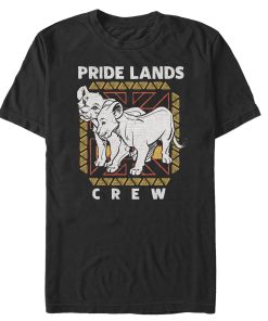 Men’s Lion King Simba & Nala Pride Lands Crew T-Shirt