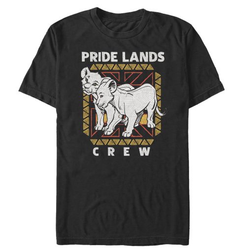 Men’s Lion King Simba & Nala Pride Lands Crew T-Shirt