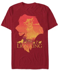 Men’s Lion King Simba Profile T-Shirt