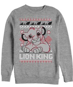 Men’s Lion King Ugly Christmas Simba Sweatshirt
