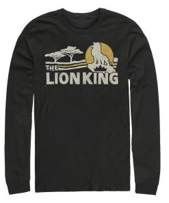 Men’s Lion King Vintage Pride Lands Long Sleeve Shirt
