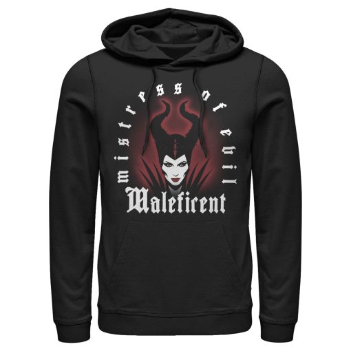 Men’s Maleficent Mistress of All Evil Airbrush Silhouette Pull Over Hoodie