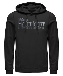Men’s Maleficent Mistress of All Evil Basic Movie Logo Pull Over Hoodie