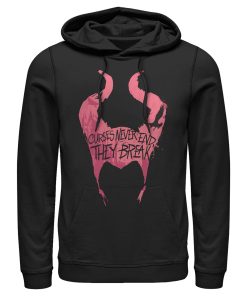 Men’s Maleficent Mistress of All Evil Curses Never End Pull Over Hoodie