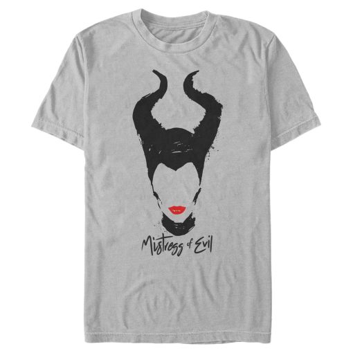 Men’s Maleficent Mistress of All Evil Lips No Eyes T-Shirt