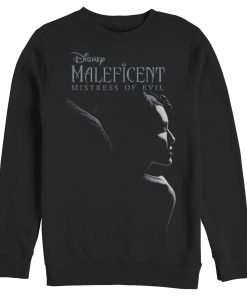 Men’s Maleficent Mistress of All Evil Logo Profile Sweatshirt