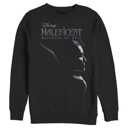 Men’s Maleficent Mistress of All Evil Logo Profile Sweatshirt