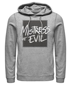Men’s Maleficent Mistress of All Evil Painted Sign Pull Over Hoodie