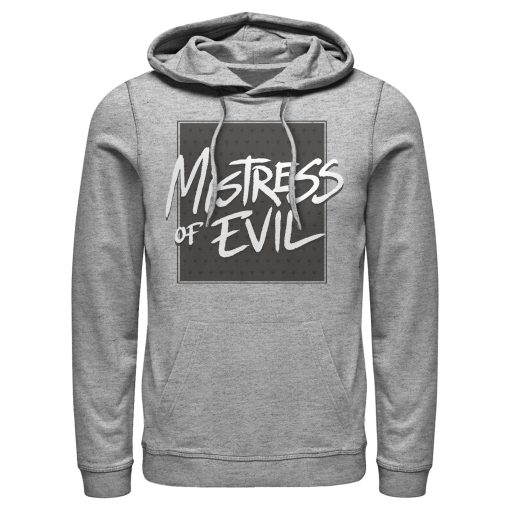 Men’s Maleficent Mistress of All Evil Painted Sign Pull Over Hoodie