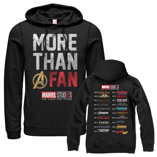 Men’s Marvel 10th Anniversary More Than a Fan Pull Over Hoodie