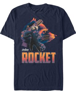 Men’s Marvel Avengers Avengers Infinity War Rocket Portrait T-Shirt