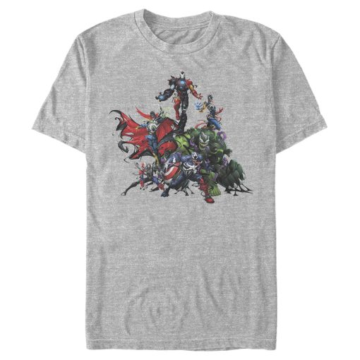 Men’s Marvel Avengers Character Melee T-Shirt