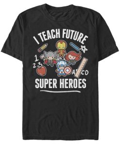 Men’s Marvel Avengers Classic I Teach Super Heroes T-Shirt