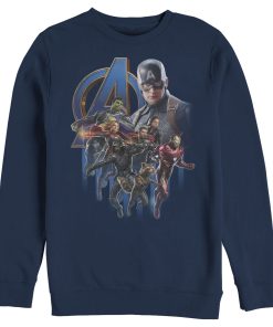 Men’s Marvel Avengers Endgame Captain America’s Team Sweatshirt