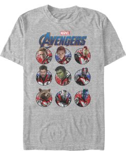 Men’s Marvel Avengers Endgame Hero Circles T-Shirt