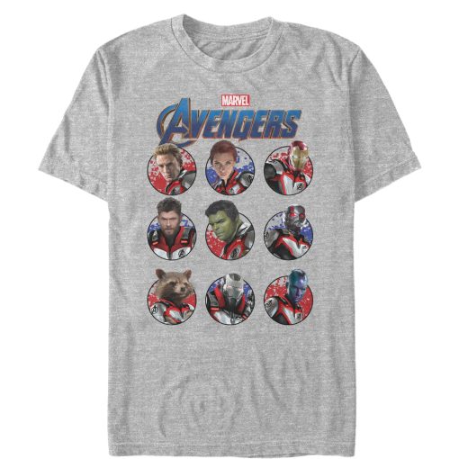 Men’s Marvel Avengers Endgame Hero Circles T-Shirt