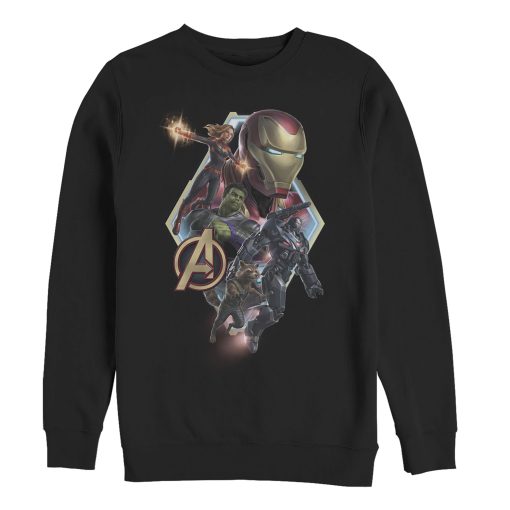 Men’s Marvel Avengers Endgame Hero Diamond Frame Sweatshirt