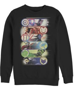 Men’s Marvel Avengers Endgame Hero Swipe Button Sweatshirt