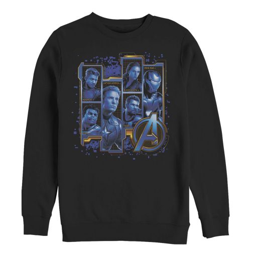 Men’s Marvel Avengers Endgame Hero Tech Frames Sweatshirt