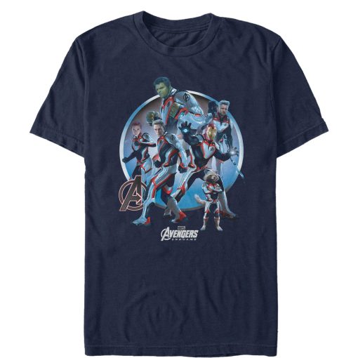 Men’s Marvel Avengers Endgame Heroic Circle T-Shirt