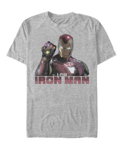 Men’s Marvel Avengers Endgame I Am Iron Man T-Shirt