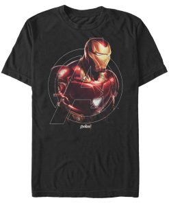 Men’s Marvel Avengers Endgame Iron Man Portrait T-Shirt
