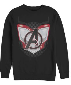 Men’s Marvel Avengers Endgame Logo Quantum Suit Sweatshirt