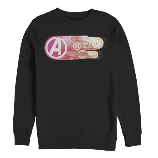 Men’s Marvel Avengers Endgame Logo Swipe Button Sweatshirt