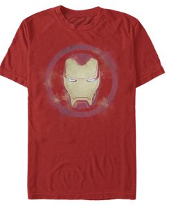 Men’s Marvel Avengers Endgame Smudged Iron Man T-Shirt