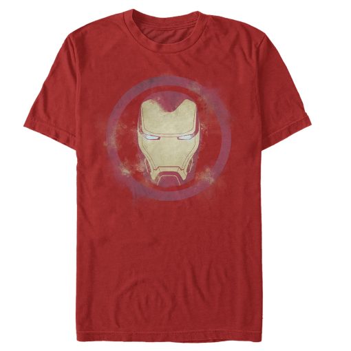 Men’s Marvel Avengers Endgame Smudged Iron Man T-Shirt