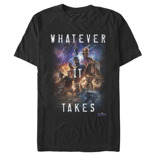 Men’s Marvel Avengers Endgame Whatever It Takes Poster T-Shirt