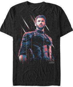 Men’s Marvel Avengers Infinity War Captain America Streak T-Shirt