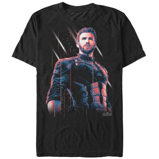 Men’s Marvel Avengers Infinity War Captain America Streak T-Shirt