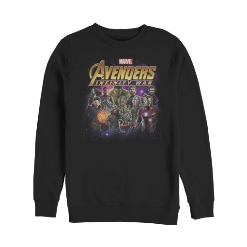 Men’s Marvel Avengers Infinity War Character Shot Sweatshirt