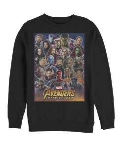 Men’s Marvel Avengers Infinity War Hero Collage Sweatshirt