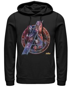 Men’s Marvel Avengers Infinity War Logo Pull Over Hoodie
