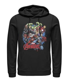 Men’s Marvel Avengers Pull Over Hoodie