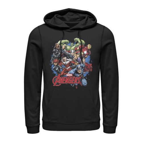 Men’s Marvel Avengers Pull Over Hoodie