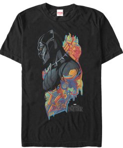 Men’s Marvel Black Panther 2018 Artistic Pattern T-Shirt