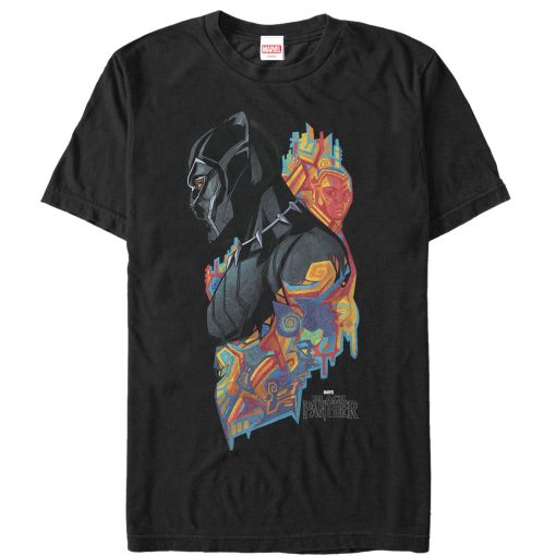 Men’s Marvel Black Panther 2018 Artistic Pattern T-Shirt