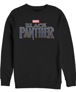 Men’s Marvel Black Panther 2018 Text Logo Sweatshirt