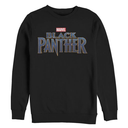 Men’s Marvel Black Panther 2018 Text Logo Sweatshirt