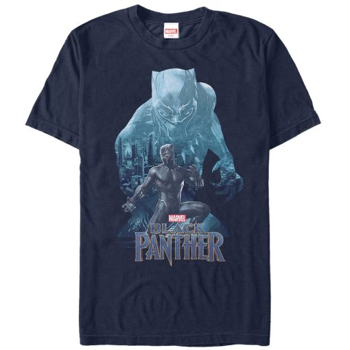 Men’s Marvel Black Panther 2018 Wakanda Silhouette T-Shirt