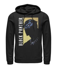 Men’s Marvel Black Panther Fierce Expression Pull Over Hoodie