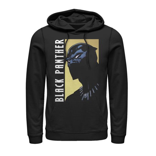 Men’s Marvel Black Panther Fierce Expression Pull Over Hoodie