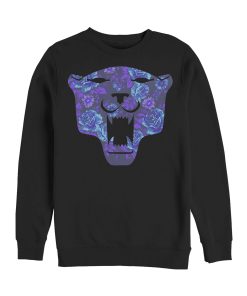 Men’s Marvel Black Panther Floral Print Sweatshirt