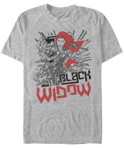 Men’s Marvel Black Widow Animated Approach T-Shirt