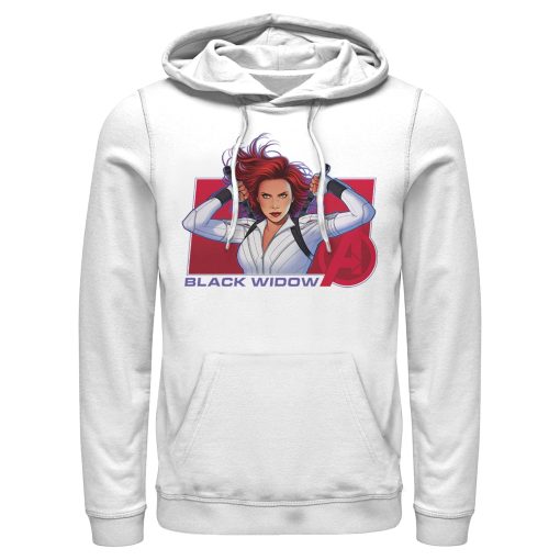 Men’s Marvel Black Widow Avenger Hero Pull Over Hoodie